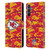 NFL Kansas City Chiefs Graphics Digital Camouflage Leather Book Wallet Case Cover For Samsung Galaxy A15