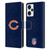 NFL Chicago Bears Logo Plain Leather Book Wallet Case Cover For Xiaomi Redmi Note 12T