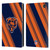 NFL Chicago Bears Artwork Stripes Leather Book Wallet Case Cover For Amazon Fire 7 2022