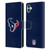 NFL Houston Texans Logo Plain Leather Book Wallet Case Cover For Samsung Galaxy M04 5G / A04e