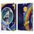 Carla Morrow Rainbow Animals Shark & Fish In Space Leather Book Wallet Case Cover For Amazon Kindle 11th Gen 6in 2022