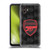 Arsenal FC Crest and Gunners Logo Black Soft Gel Case for Samsung Galaxy Xcover6 Pro/Pro2