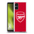 Arsenal FC 2023/24 Crest Kit Home Soft Gel Case for Sony Xperia 5 V 5G