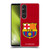 FC Barcelona Crest Red Soft Gel Case for Sony Xperia 1 V 5G