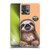 Animal Club International Faces Sloth Soft Gel Case for Motorola Moto Edge 30 Fusion