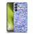 Micklyn Le Feuvre Marble Patterns Mosaic In Amethyst And Lapis Lazuli Soft Gel Case for Samsung Galaxy M55 5G