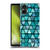 LebensArt Patterns 2 Teal Triangle Soft Gel Case for Sony Xperia 5 V 5G