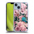 LebensArt Birds And Floral Sparrows In Pink Soft Gel Case for Apple iPhone 14