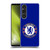 Chelsea Football Club Crest Plain Blue Soft Gel Case for Sony Xperia 1 V 5G