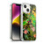 LebensArt Jungle Plants And Animals Parakeets Soft Gel Case for Apple iPhone 14