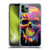LebensArt Mix Art Rainbow Skull Soft Gel Case for Apple iPhone 11 Pro Max