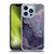 LebensArt Mineral Marble Purple Soft Gel Case for Apple iPhone 13 Pro