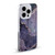LebensArt Mineral Marble Purple Soft Gel Case for Apple iPhone 15 Pro Max & MagSafe