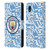 Manchester City Man City FC Graphics Sky Blue Pattern Fight Leather Book Wallet Case Cover For Samsung Galaxy A01 Core (2020)