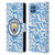 Manchester City Man City FC Graphics Sky Blue Pattern Fight Leather Book Wallet Case Cover For Samsung Galaxy F22 (2021)