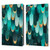 Elisabeth Fredriksson Sparkles Turquoise Leather Book Wallet Case Cover For Apple iPad Pro 11 M4 2024