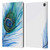 Mai Autumn Feathers Peacock Leather Book Wallet Case Cover For Amazon Fire Max 11 2023