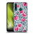 Micklyn Le Feuvre Flora And Fauna Hot Pink Block Print Poppies Soft Gel Case for Huawei Y6p