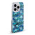 Micklyn Le Feuvre Flora And Fauna Patchwork Manta Rays in Blue Soft Gel Case for Apple iPhone 11 Pro Max