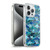 Micklyn Le Feuvre Flora And Fauna Patchwork Manta Rays in Blue Soft Gel Case for Apple iPhone 15 Pro & MagSafe