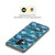 Micklyn Le Feuvre Flora And Fauna Patchwork Manta Rays in Blue Soft Gel Case for Google Pixel 7a