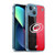 NHL Carolina Hurricanes Half Distressed Soft Gel Case for Apple iPhone 13 Mini