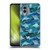 Micklyn Le Feuvre Flora And Fauna Patchwork Manta Rays in Blue Soft Gel Case for Nokia X30