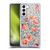 Micklyn Le Feuvre Flora And Fauna Peachy Coral Scattered Poppies Soft Gel Case for Samsung Galaxy S21+ 5G