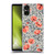 Micklyn Le Feuvre Flora And Fauna Peachy Coral Scattered Poppies Soft Gel Case for Sony Xperia 5 V 5G