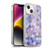 Micklyn Le Feuvre Moroccan Decorative Purple Soft Gel Case for Apple iPhone 14 Plus & MagSafe
