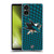 NHL San Jose Sharks Net Pattern Soft Gel Case for Sony Xperia 5 V 5G
