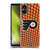 NHL Philadelphia Flyers Net Pattern Soft Gel Case for Sony Xperia 5 V 5G