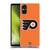 NHL Philadelphia Flyers Plain Soft Gel Case for Sony Xperia 5 V 5G