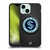 NHL Seattle Kraken Puck Texture Soft Gel Case for Apple iPhone 13 Mini