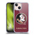 Florida State University FSU Florida State University Plain Soft Gel Case for Apple iPhone 13 Mini