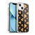 PLdesign Food Patterns Cool Fun Pizza Slices Black Soft Gel Case for Apple iPhone 13