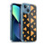 PLdesign Food Patterns Cool Fun Pizza Slices Black Soft Gel Case for Apple iPhone 13 Mini & MagSafe