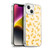 PLdesign Food Patterns Macaroni Pasta Gold Soft Gel Case for Apple iPhone 14