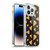PLdesign Food Patterns Cool Fun Pizza Slices Black Soft Gel Case for Apple iPhone 14 Pro Max & MagSafe