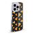 PLdesign Food Patterns Cool Fun Pizza Slices Black Soft Gel Case for Apple iPhone 14 Pro & MagSafe