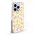 PLdesign Food Patterns Macaroni Pasta Colored Soft Gel Case for Apple iPhone 15