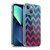 PLdesign Geometric Patterns Blue Pink Ombre Vintage Soft Gel Case for Apple iPhone 13 Mini & MagSafe