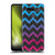 PLdesign Geometric Patterns Blue Pink Ombre Vintage Soft Gel Case for LG K51S