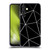 PLdesign Geometric Patterns Black Triangles White Lines Soft Gel Case for Samsung Galaxy A25 5G