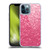 PLdesign Sparkle Prints Rose Pink Soft Gel Case for Apple iPhone 12 Pro Max