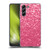 PLdesign Sparkle Prints Rose Pink Soft Gel Case for Samsung Galaxy S21 FE 5G