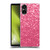 PLdesign Sparkle Prints Rose Pink Soft Gel Case for Sony Xperia 5 V 5G