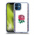 England Rugby Union 2024/25 Crest Kit Home Soft Gel Case for Apple iPhone 12 Mini