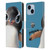 Animal Club International Faces Penguin Leather Book Wallet Case Cover For Apple iPhone 14 Plus