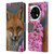 Ash Evans Animals Fox Peonies Leather Book Wallet Case Cover For OPPO OnePlus Ace 3 5G